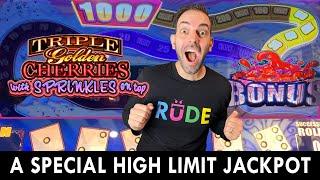 A Special High Limit Jackpot With A Sweet Bonus Win