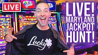️LIVE Jackpot Hunt for $1.4M  LIVE! Casino Hotel Maryland