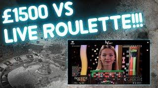 £1,500    Roulette! Big Win at the best of my Immersive Roulette Livestream!
