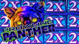 MORE THAN 2 JACKPOTS~ PROWLING PATHER HIGH LIMIT~ MAX BETS HUGE JACKPOTS