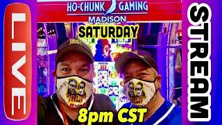 LIVE AT HO CHUNK GAMING MADISON LET'S GET SOME HAND PAYS! CASINO GAMBLING!