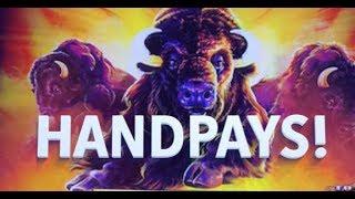 BUFFALO GOLD: JACKPOT HANDPAYS!