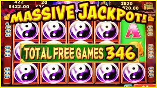 OMG We Broke The RECORD Over 340 Spins! MASSIVE JACKPOT on High Limit China Shores Slot Machine