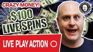 $100 LIVE Slot Spins!  CRAZY Money!