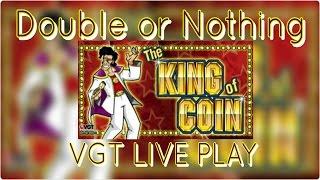 **KING OF COIN** Double or Nothing | VGT LIVE PLAY