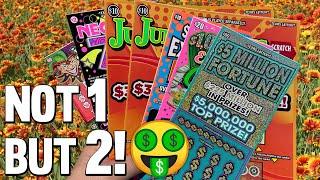 NOT 1 BUT 2!  $200/TICKETS $50 $5 Million Fortune  TEXAS LOTTERY Scratch Offs