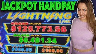 HUBBY LANDS HANDPAY JACKPOT on Lightning Link While I WAS at The SALON in LAS VEGAS!