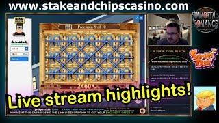 Slots Bonuses - Live Stream Highlights !! CASINO WINS