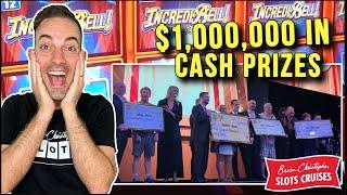 WINNERS WON $1,000,000 in CASH aboard  Brian Christopher Slots Cruise