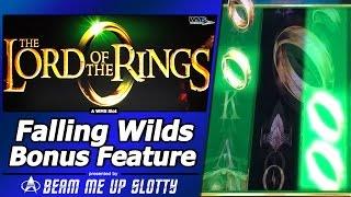 Lord of the Rings: Reels of Rivendell Slot - Falling Wilds Bonus Feature in New WMS Game