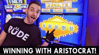 WINNING with Aristocrat's NEW SLOTS  GIVEAWAY  Check it OUT!! #ad