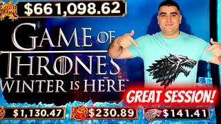 NEW Game Of Thrones Slot Machine Max Bet Bonuses ! Fun Game & Great Features ! Live Slot Play