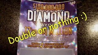 Diamonds Payout scratch ticket - $10 a ticket - Slot Machine Bonus