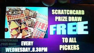 ITS THE"FREE" WEDNESDAY SCRATCHCARD PRIZE DRAW...FREE TO PLAYERS