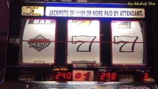 Black and White - Dollar Slot Machine "BIG WIN" at Pechanga [女子スロット] [カルフォルニア] [カジノ] [スロットマシン] アカフジ