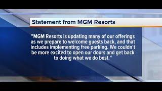 MGM Resorts Will Offer Free Parking When Las Vegas Reopens