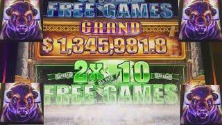️Buffalo Diamond MAX BET️SLOT MACHINE BIG WIN!!!