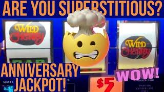 Back to Wild Cherry EXACTLY 1 Year After Winning 50K & Win Another JACKPOT! I AM 100% Superstitious!