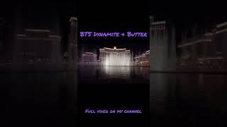 BTS Dynamite & Butter Bellagio Fountain Water Show