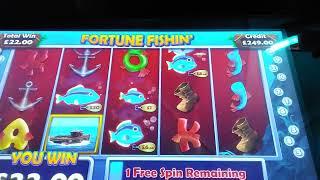 £250 Vs G Squared Fortune Fishin £2  Stake £400 Jackpot