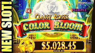 NEW SLOT! STAR WATCH JUNGLE & CLASSY ROSES COLOR BLOOM  Slot Machine (KONAMI)