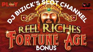 REEL RICHES - FORTUNE AGES Slot Machine  BONUS www.olg.ca