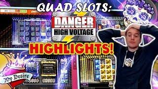 Danger High Voltage Quad Results - 28 Slot Bonuses!