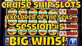 Cruise Ship Slots - Big Wins on Explorer of the Seas! Session #5 of 11