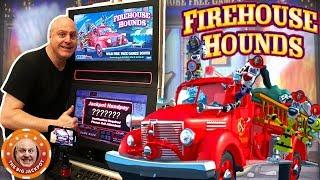 •This Machine's on FIRE! •Firehouse Hounds BONUS JACKPOT! •| The Big Jackpot