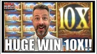 OMG I landed this huge win on Lil Red slot!