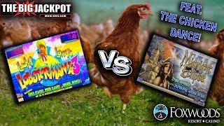 Lobstermania 3 VS Midnight Eclipse With Chicken Dance! @ Foxwoods Casino! | The Big Jackpot