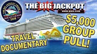 $5,000 GROUP PULL at SEA!! ️ THE BIG JACKPOT CRUISE Travel Documentary! | The Big Jackpot