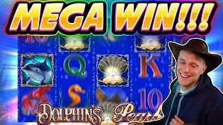 MEGA WIN!! Dolphins Pearl BIG WIN - 20€ RAW BONUS - Casino Games from Casinodaddy live stream