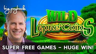 INCREDIBLE LUCK! Wonder 4 Spinning Fortunes Wild Lepre'Coins Slot - HUGE WIN!