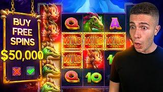 $50,000 Bonus Buy on DRAGO JEWELS OF FORTUNE  (50K Bonus Buy Series #04)