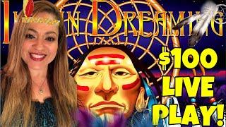 VIEWER REQUEST VIDEO ON ARISTOCRAT INDIAN DREAMING $100 LIVE PLAY!