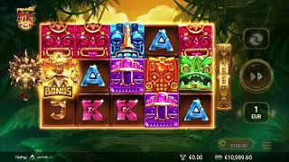 TikiPop slot machine by AvatarUX gameplay  SlotsUp