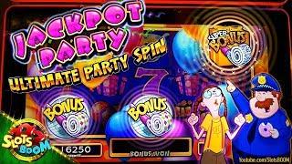 SUPER BONUS!!! Jackpot Party Groovy Grape & Far Out Orange 1c Wms Slots