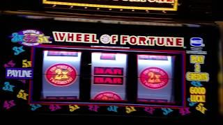 Wheel Of Fortune Slot Machine Bonus Won ! Wheel Spin Win