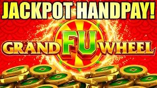 JACKPOT HANDPAY! I STILL HATE THIS GAME LOL! DRAGON GRAND FU WHEEL Slot Machine (Aristocrat)