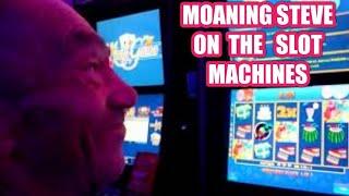 Wow! Moaning Steve  Get his feature up  on️SLOT MACHINE️..He