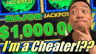 JACKPOT HANDPAY! I'M A CHEATER!! OR JUST LUCKY?  LIGHTNING LINK Slot Machine (ARISTOCRAT GAMING)