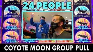 $4,800 Coyote Moon GROUP SLOT PULL  The Plaza Casino