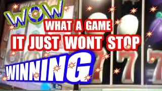 Its an AMAZING ️ Run of Wins..on this ️Slot /️Fruit Machine Game️....with Moaning Steve