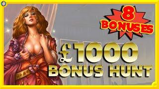 £1000 Bonus Hunt: 8 BONUSES, Aztec Idols, 7 Sins & More!!