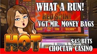 AWESOME Run on VGT Mr. Money Bags Free Spinnin’ BACK to my ROOTS with VGT at Choctaw!