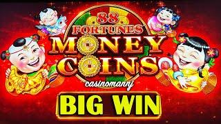 BIG WIN! 88 Fortunes MONEY COINS SLOT - See The Lucky Guy Win (+ FREE BONUS!)