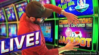 UNICOW JACKPOT!!! LIVE  Invaders Attack From the Planet Moolah 400+ BONUS FREE GAMES on CASINO SLOTS
