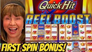 FIRST SPIN BONUS! QUICK HIT REEL BOOST & FORTUNE TOTEMS