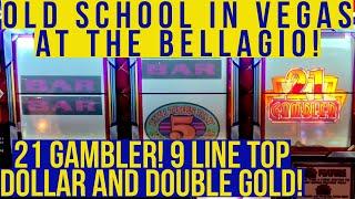 Old School Slots Presents: $15 Top Dollar Triple Double Stars 21 Gambler Pinball Triple Red Hot 7s!